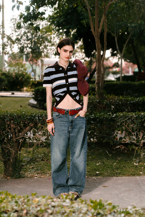 Floro Midi - Wine Red