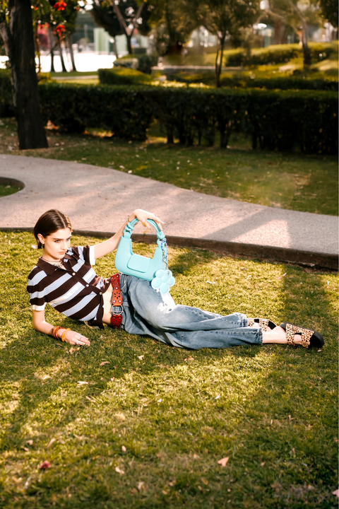 The Bago Bag - Turquoise Blue